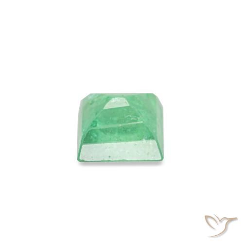Smeraldo naturale verde da 0,10 ct, baguette, VS-SI