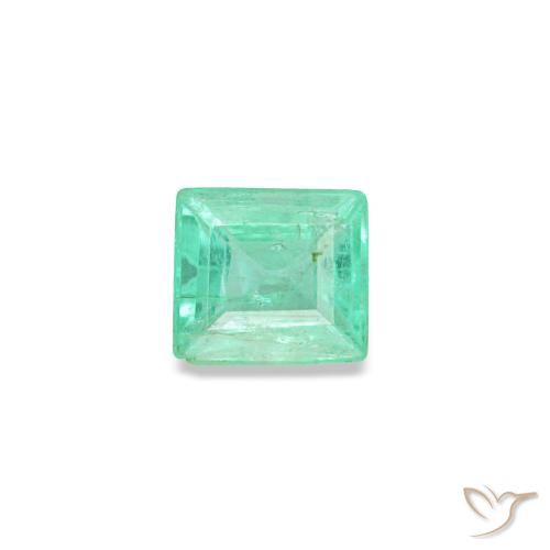 0.11ct verde smeraldo, baguette, VS