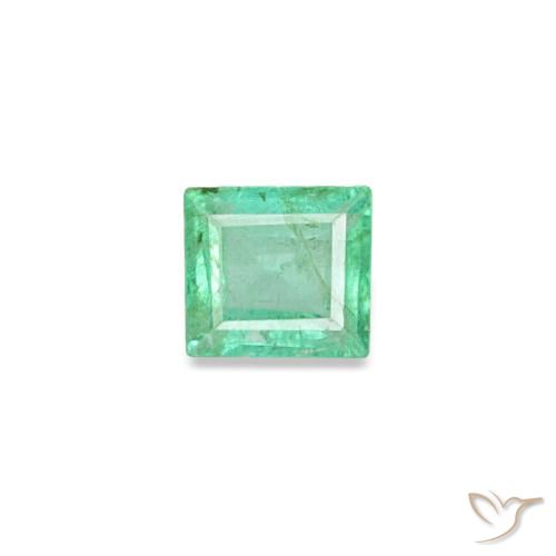 0.12ct verde smeraldo, baguette, VS