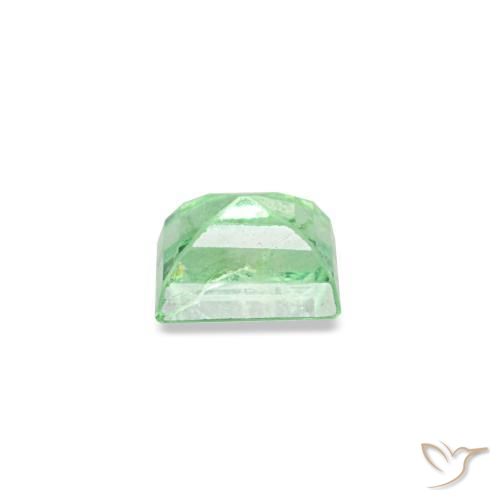 Smeraldo naturale verde da 0,14 ct, baguette, VS