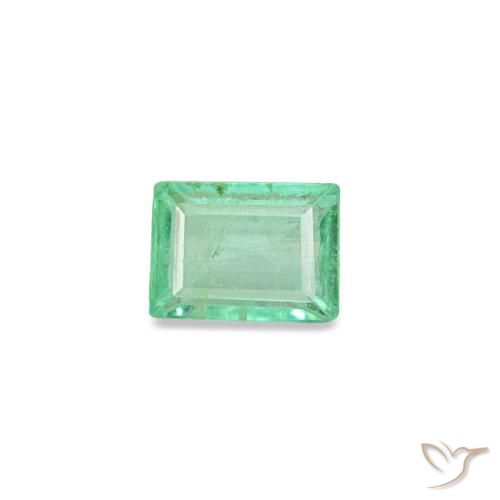 0.12ct verde smeraldo, baguette, VS