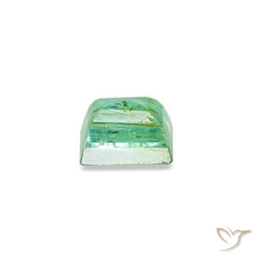 Smeraldo naturale verde da 0,15 ct, baguette, SI