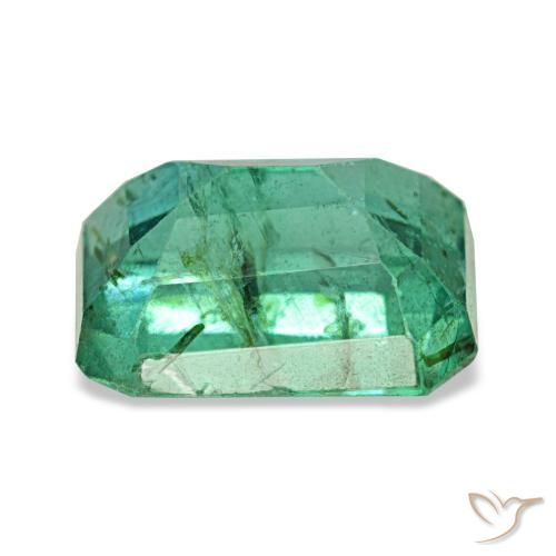 Smeraldo naturale verde da 1,84 ct, taglio smeraldo, VS-SI