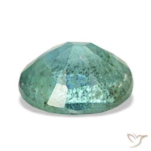 Smeraldo naturale verde da 2,24 ct, taglio ovale, VS-SI