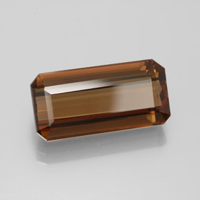 Enstatite Marrone verdastro naturale da 7.24 ct, Ottagonale / Taglio smeraldo, VVS