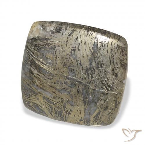 Feather Pyrite Bronzo Nerastro naturale da 36.40 ct, Cuscino, Opaco