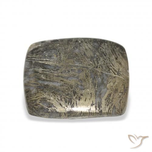 Feather Pyrite Bronzo Nerastro naturale da 36.40 ct, Cuscino, Opaco