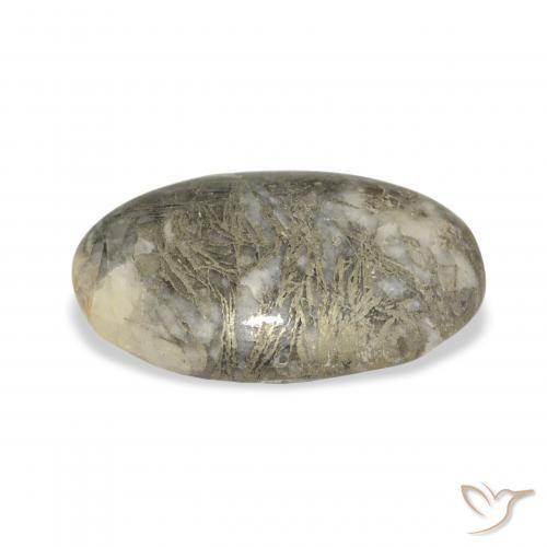 Feather Pyrite Multicolore naturale da 21.25 ct, Ovale, Opaco