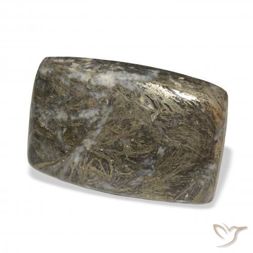 Feather Pyrite Bronzo Nerastro naturale da 38.92 ct, Cuscino, Opaco
