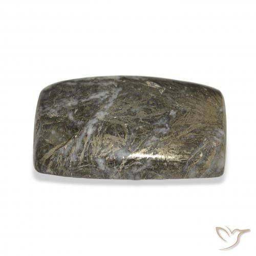 Feather Pyrite Bronzo Nerastro naturale da 38.92 ct, Cuscino, Opaco
