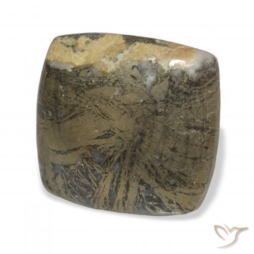Feather Pyrite Bronzo Nerastro naturale da 36.45 ct, Cuscino, Opaco