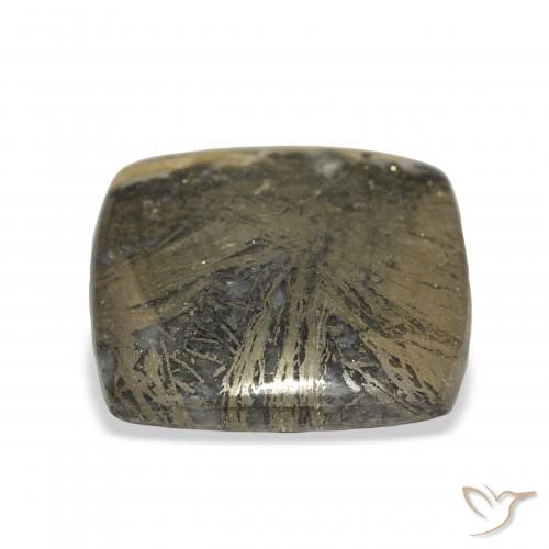 Feather Pyrite Bronzo Nerastro naturale da 36.45 ct, Cuscino, Opaco