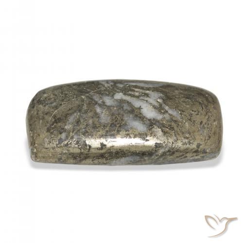 Feather Pyrite Multicolore naturale da 32.65 ct, Cuscino, Opaco