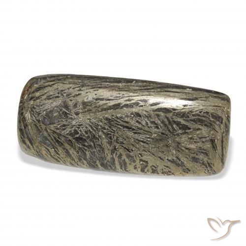 Feather Pyrite Multicolore naturale da 28.89 ct, Cuscino, Opaco