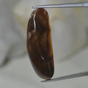 Agata di fuoco naturale multicolore da 10,02 ct, forma fantasia, traslucido