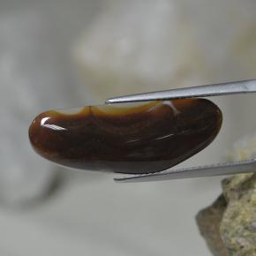 Agata di fuoco naturale multicolore da 10,02 ct, forma fantasia, traslucido