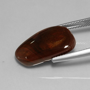 Agata di fuoco naturale multicolore da 8,12 ct, trasparente, trasparente/traslucido