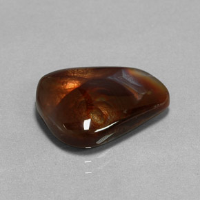 Agata di fuoco naturale multicolore da 7,20 ct, trasparente, trasparente/traslucido