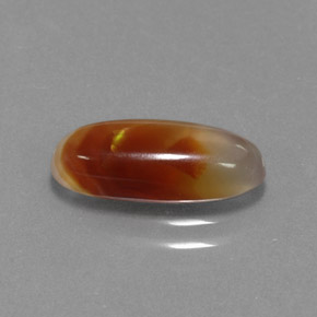 Agata di fuoco naturale multicolore da 2,00 ct, trasparente, trasparente/traslucido