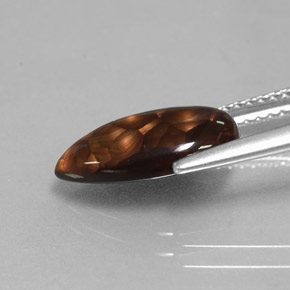 Agata di fuoco naturale multicolore da 2,18 ct, taglio a pera, opaco