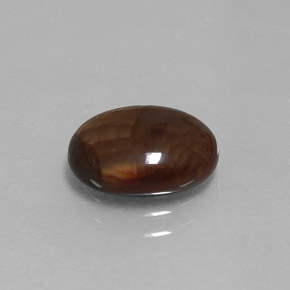 Agata di fuoco naturale multicolore da 2,14 ct, taglio ovale, opaco