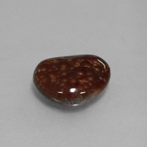 Agata di fuoco naturale multicolore da 2,22 ct, forma fantasia, opaco