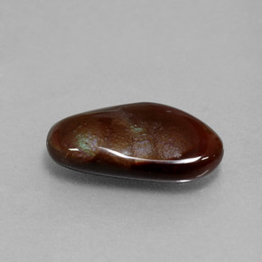 Agata di fuoco naturale multicolore da 2,44 ct, forma fantasia, opaco