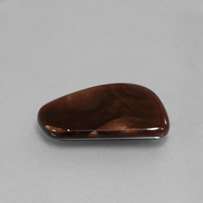Agata di fuoco naturale multicolore da 2,34 ct, forma fantasia, opaco