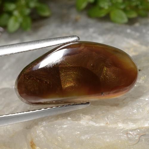 Agata di fuoco Multicolore naturale da 7.02 ct, Taglio a fantasia, Traslucido