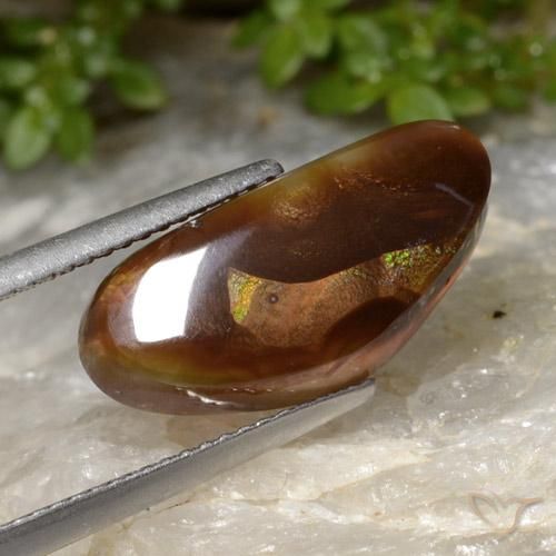 Agata di fuoco Multicolore naturale da 7.02 ct, Taglio a fantasia, Traslucido