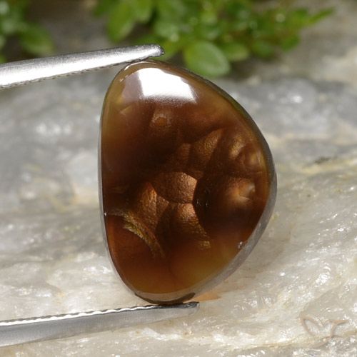 4.54ct Naturale Multicolore Agata di fuoco, Taglio a fantasia, Traslucido