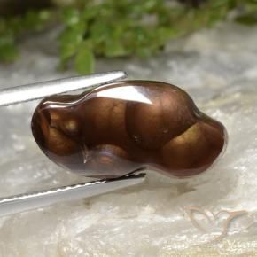 Agata di fuoco Multicolore naturale da 5.47 ct, Taglio a fantasia, Traslucido