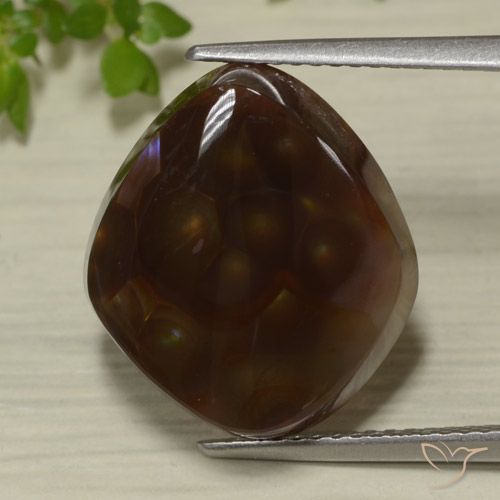 9.45ct Naturale Multicolore Agata di fuoco, Taglio a fantasia, Traslucido