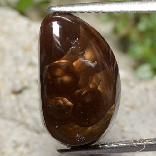 6.30ct Naturale Multicolore Agata di fuoco, Taglio a fantasia, Opaco