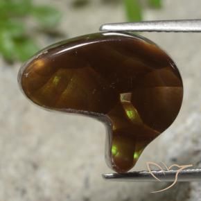 Agata di fuoco Multicolore naturale da 6.76 ct, Taglio a fantasia, Traslucido