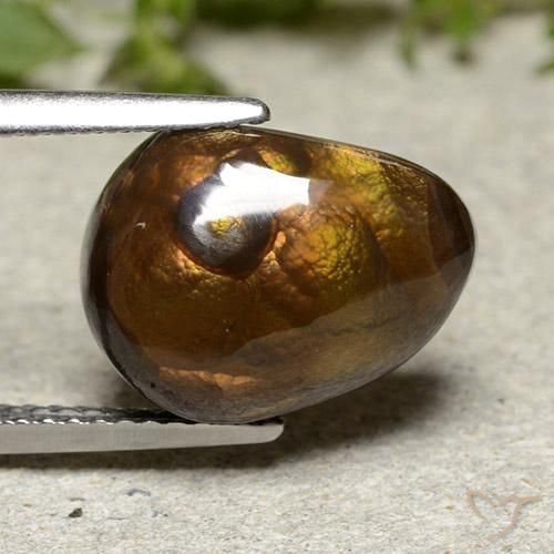 Agata di fuoco Multicolore naturale da 6.07 ct, Taglio a fantasia, Opaco