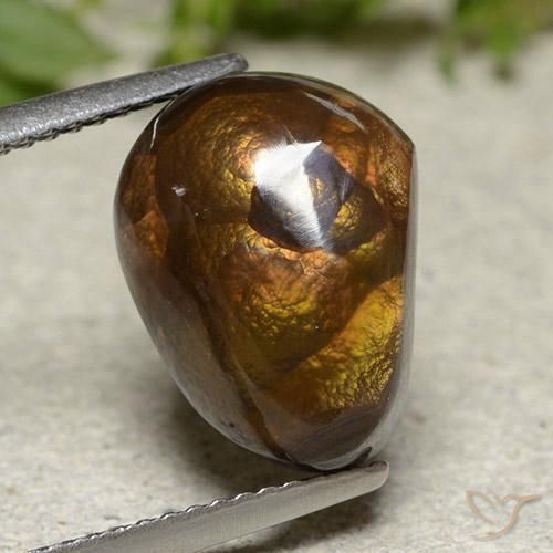 Agata di fuoco Multicolore naturale da 6.07 ct, Taglio a fantasia, Opaco