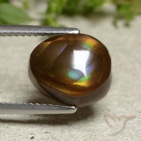 Agata di fuoco Multicolore naturale da 4.61 ct, Taglio a fantasia, Opaco