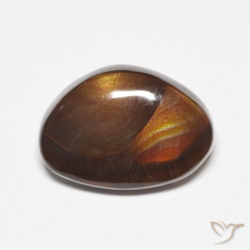 Agata di fuoco Multicolore naturale da 7.08 ct, Taglio a fantasia, Traslucido