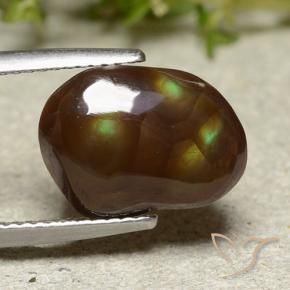 Agata di fuoco Multicolore naturale da 5.80 ct, Taglio a fantasia, Traslucido