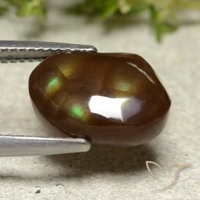 Agata di fuoco Multicolore naturale da 5.80 ct, Taglio a fantasia, Traslucido