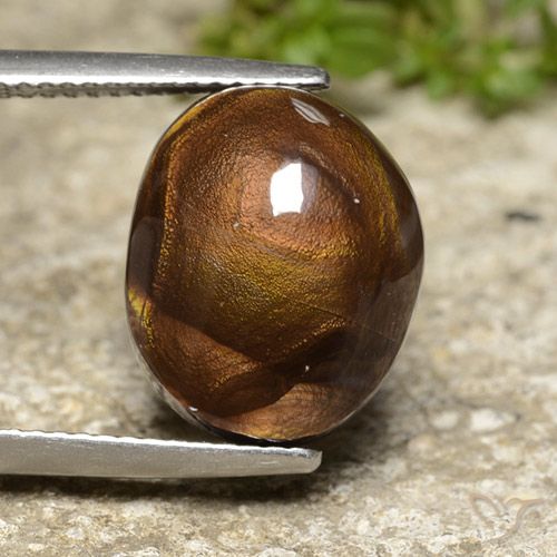 8.86ct Naturale Multicolore Agata di fuoco, Ovale, Opaco