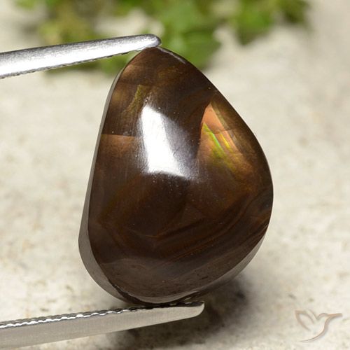 7.07ct Naturale Multicolore Agata di fuoco, Taglio a fantasia, Traslucido
