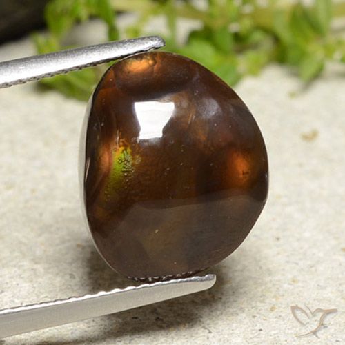 Agata di fuoco Multicolore naturale da 8.24 ct, Taglio a fantasia, Opaco