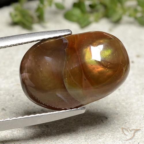 Agata di fuoco Multicolore naturale da 7.57 ct, Taglio a fantasia, Opaco