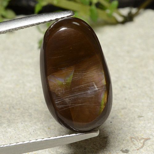 6.46ct Naturale Multicolore Agata di fuoco, Taglio a fantasia, Opaco