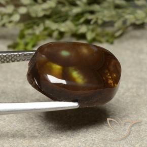 Agata di fuoco Multicolore naturale da 7.95 ct, Taglio a fantasia, Opaco