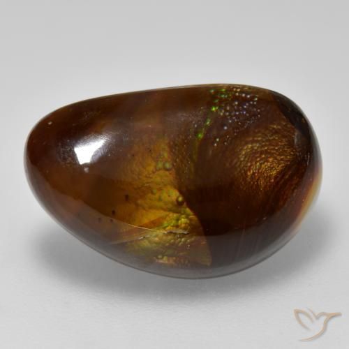 8.25ct Naturale Multicolore Agata di fuoco, Taglio a fantasia, Opaco