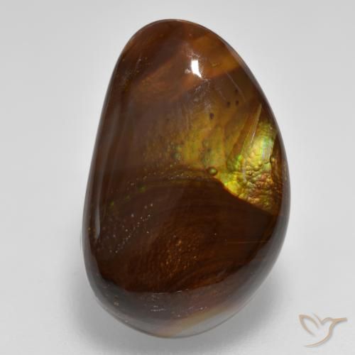 Agata di fuoco Multicolore naturale da 8.25 ct, Taglio a fantasia, Opaco