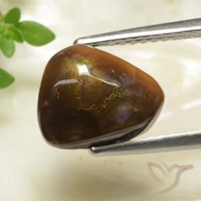 Agata di fuoco Multicolore naturale da 2.56 ct, Taglio a fantasia, Opaco